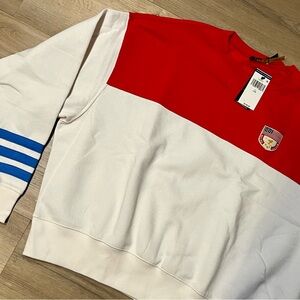 Ralph Lauren polo Red, White, and Blue Crewneck Sweater